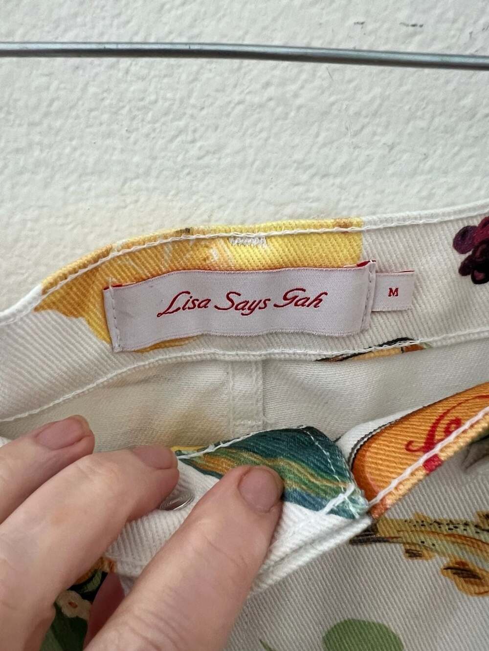 Lisa Says Gah Buon Appetito Food Print Mini Skirt - Picture 4 of 6